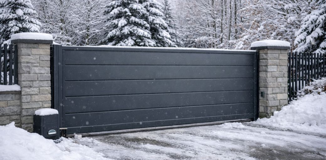 Napęd do bramy zimą: najczęstsze problemy, prosta konserwacja i kiedy warto dodać zasilanie awaryjne