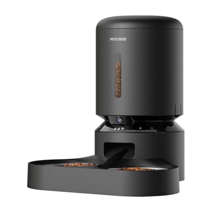Dozownik kamy z kamerą Petlibro Granary z podwójną misą, 5L