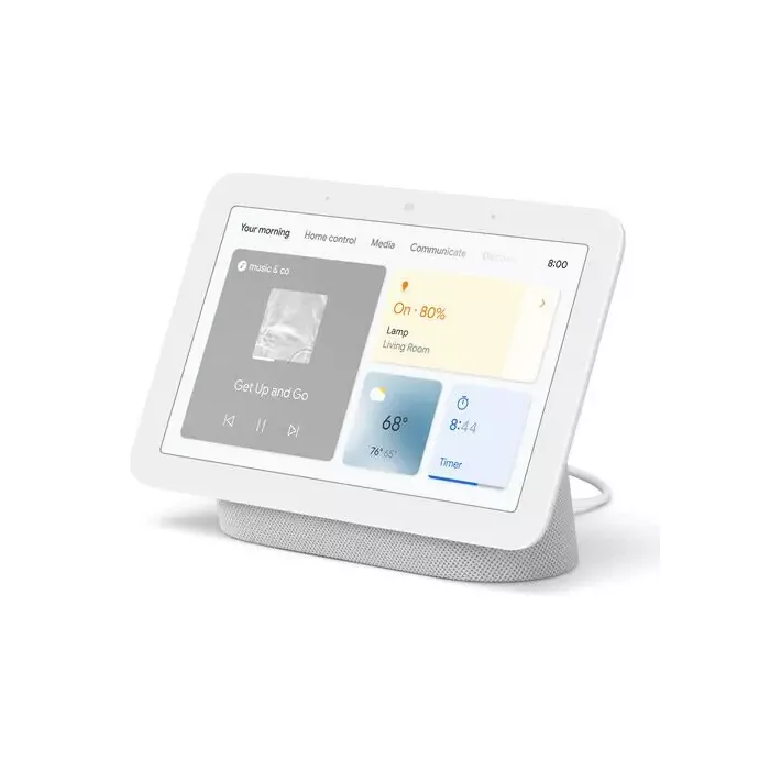 Google Nest Hub ＋　Google Nest Cam Google Nest Hub z Asystentem Google (2.gen) Chalk