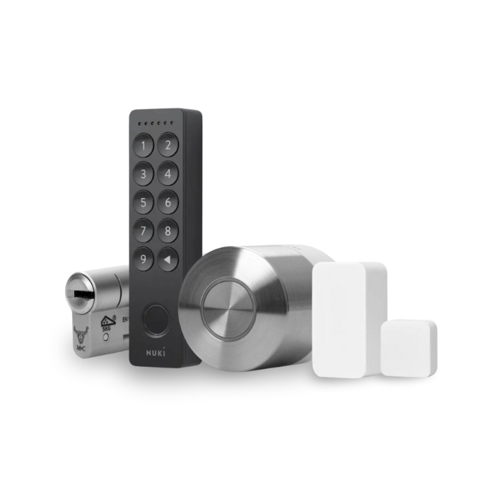 Inteligentny zamek Nuki Smart Lock Ultra + NUKI Keypad 2.0 + NUKI Door Sensor