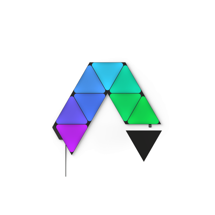 Nanoleaf Shapes Triangles Starter Kit Black