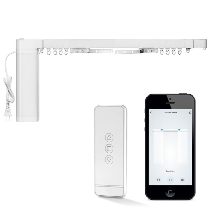 Silnik do zasłon Zigbee z szyną 6,2 m MOES