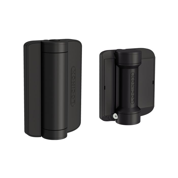 Samozamykacz hydrauliczny Caracal Locinox i zawias 180° do furtek