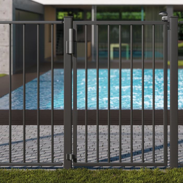 Samozamykacz hydrauliczny i zawias 180° Tiger Locinox do furtek