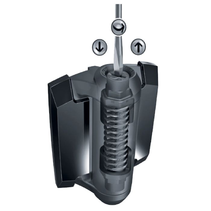 Zawiasy samozamykające do ciężkich bram o maksymalnej wadze 70 kg