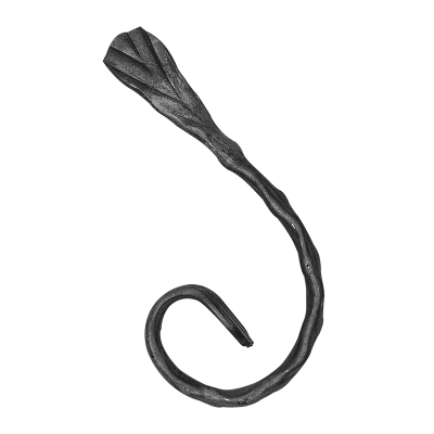 Spirala kuta fakturowana typu P 12x6mm H120 x L60 mm lewa