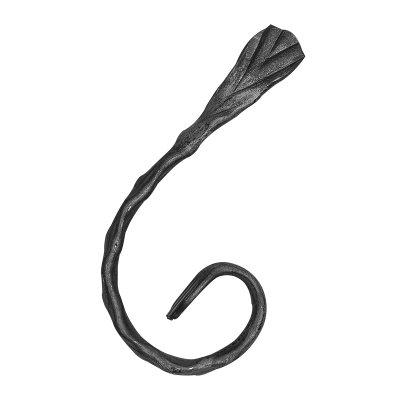 Spirala kuta fakturowana typu P 12x6mm H120 x L60 mm prawa