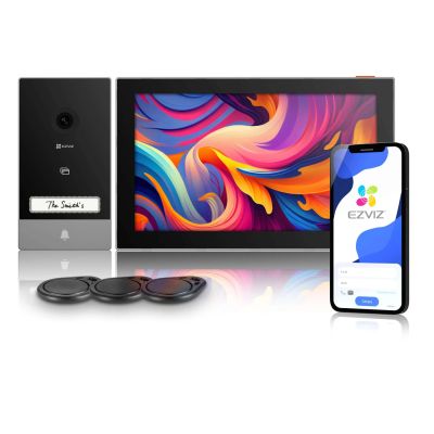 Wideodomofon EZVIZ HP7 Wi-Fi Kompletny zestaw