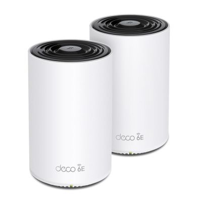 Domowy , trzypasmowy system Mesh Wi‑Fi 6E TP-Link Deco XE75 Pro - pokrycie sieci do 500 m&sup2; (2-pack)