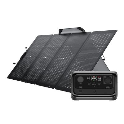 Zestaw: Stacja zasilania EcoFlow River 3 Plus + panel fotowoltaiczny 220W