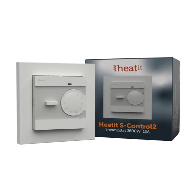Termostat Heatit S-Control2 Thermostat (RAL 9003) biały
