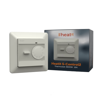 Termostat Heatit S-Control2 Thermostat (RAL 9010) biały 