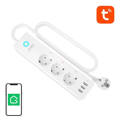 Inteligentna listwa zasilająca Gosund WiFi P1 PLUS – 3x AC schuko, 3 x USB-A, Tuya