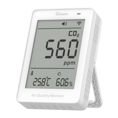Miernik jakości powietrza WiFi LCD Sonoff AirGuard CO2 (SAWF-08P)