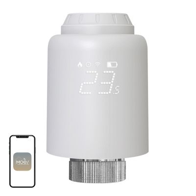 Inteligentna głowica termostatyczna MOES ZTRV-PJ-601-MS Inteligentna głowica termostatyczna MOES ZTRV-PJ-601-MS