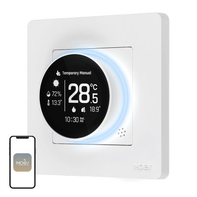 Termostat MOES ZHT-SR-GB ZigBee do ogrzewania elektrycznego Termostat MOES ZHT-SR-GB ZigBee do ogrzewania elektrycznego
