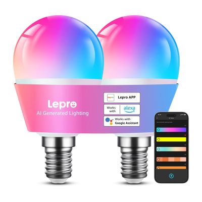 Żar&oacute;wka LED LEPRO BP1-2 E14 Bluetooth Wi-Fi 470lm 2szt.