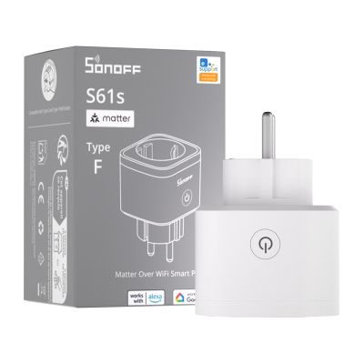 Wtyczka zewnętrzna SONOFF S61s Matter przez WiFi Wtyczka zewnętrzna SONOFF S61s Matter przez WiFi