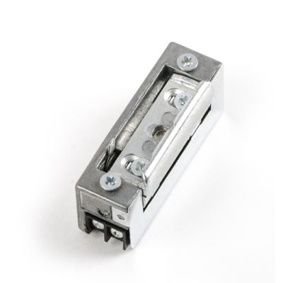 Elektrozaczep do furtki lub drzwi z pamięcią i blokadą (R4), 12V