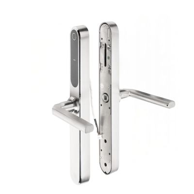 Klamka elektroniczna PSG TUCAN - srebrna, Bluetooth, Wi-Fi, Smart Life (Tuya)