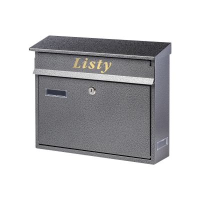 Skrzynka na listy natynkowa PM 3, srebro antyczne
