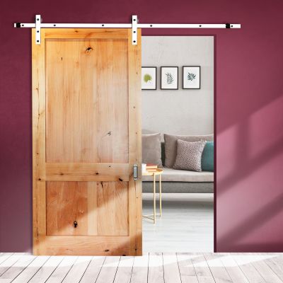 System drzwi przesuwnych typu barn door &ndash; wz&oacute;r: simple balance &ndash; bez drzwi