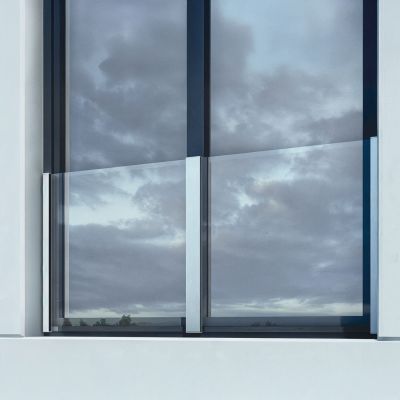 Balkon francuski – wysokość 1100 mm, grubość szyby 16-17,52 mm, mocowanie do okna – Kozza, seria KB5100