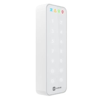 Bezprzewodowa klawiatura dotykowa BE WAVE BY SATEL Smart Keypad W biała (AKP-200-W) ABAX2