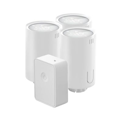 Zestaw 3x inteligentna głowica termostatyczna WiFi Meross MTS150HHK + centrala
