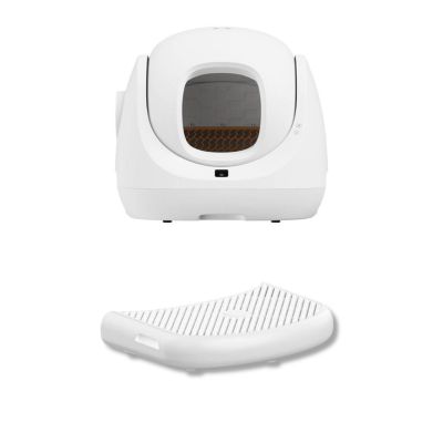 Inteligentna samoczyszcząca kuweta dla kotów Catlink BayMax w zestawie ze schodami do kuwet Catlink BayMax