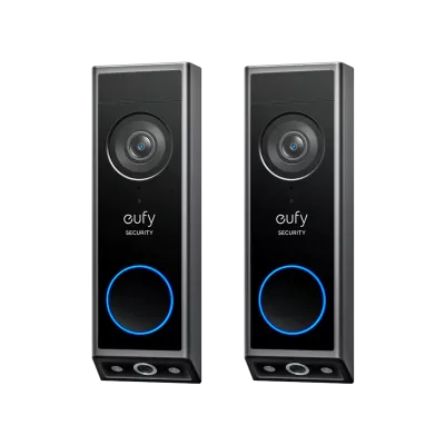 Zestaw 2x bezprzewodowy wideodzwonek Eufy Video Doorbell Dual E340 WiFi - rozdzielczość 2K