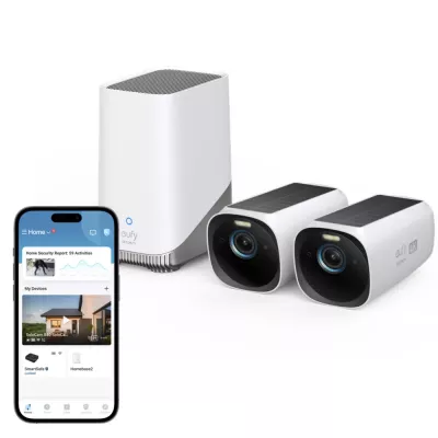 Bezprzewodowy system kamer Eufy S330 - 2 kamery EufyCam 3 + stacja bazowa