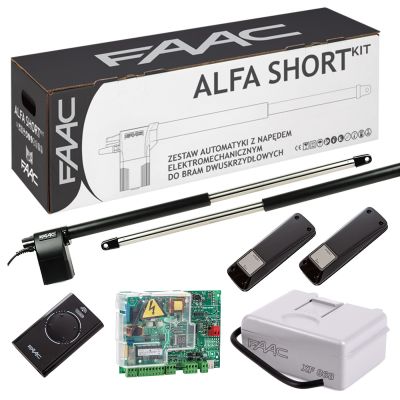 Alfa Short 414 zestaw do bram skrzydłowych o maksymalnej długości skrzydła 3 m