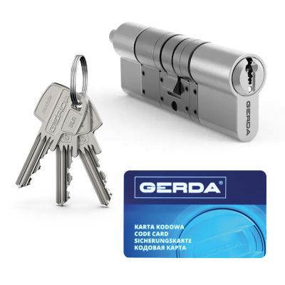 Wkładka modułowa Gerda SLR 30-61/37-68 mm - do zamka Tedee, Typ C, nikiel satyna