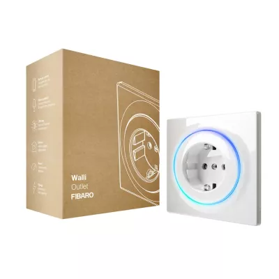 Inteligentne gniazdko FIBARO Walli Outlet Single FGWOF-011 EU 10 szt. białe