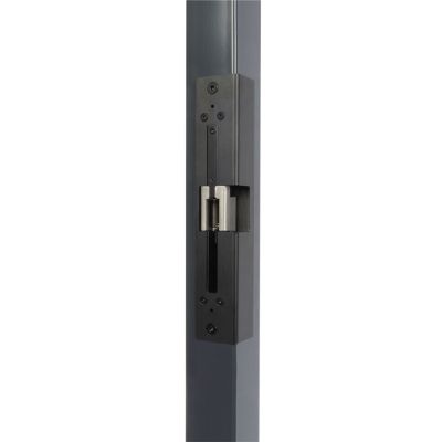  Wbudowany elektrozaczep Intralec-Z Locinox - dla profilu 50 mm, bez płyty oporowej, czarny