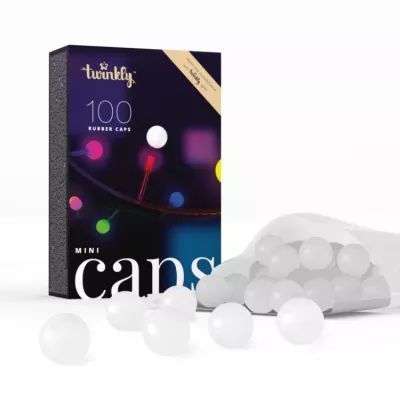 Silikonowe nakładki na lampki Twinkly MiniCaps - 100 Silicon Caps, Sphere Shaped