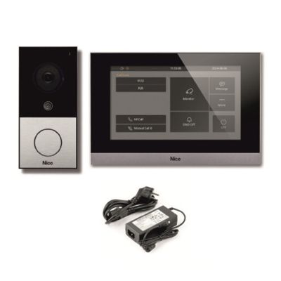 Zestaw wideodomofonowy NICE MB2-WKIT MyBell - 2-żyłowy, Wi-Fi, z jednym przyciskiem
