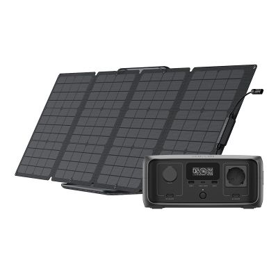 Zestaw: Stacja zasilania EcoFlow River 3 + panel fotowoltaiczny 110W