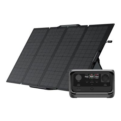 Zestaw: Stacja zasilania EcoFlow River 3 Plus + panel fotowoltaiczny 160W