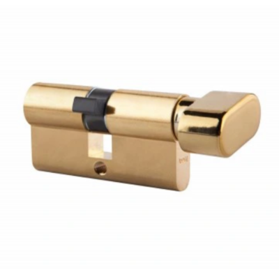 Wkładka bębenkowa WY501-40/30 YETI mosiądz, z gałką