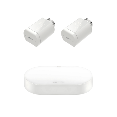 Zestaw inteligentnego ogrzewania Somfy centrala Connectivity Kit + 2x głowica termostatyczna