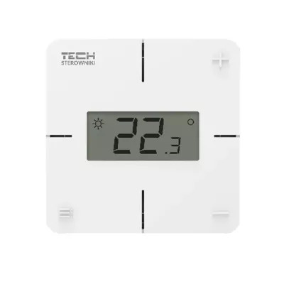 Bezprzewodowy regulator do klimakonwektora TechSterowniki SINUM R-KL2 Biały (WG.23.0245)