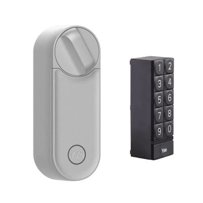 Inteligentny zamek Yale Linus Smart Lock L2 srebrny - zestaw z klawiaturą numeryczną Yale - Smart Keypad