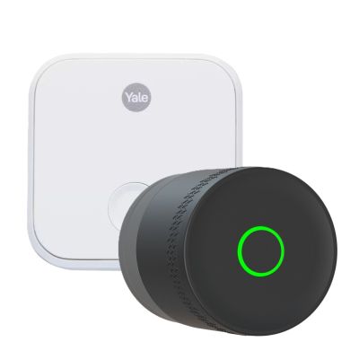 Zestaw inteligentny zamek Yale Linus L2 LITE czarny + Mostek Connect X