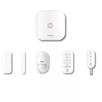 Zestaw startowy Yale Smart Alarm Starter Kit (1x Hub, 1x keypad, 1xPIR, 1x DC, 1x Keyfob)