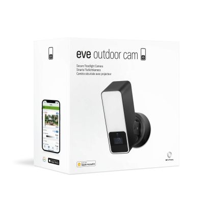 Eve Outdoor Cam - zewnętrzna kamera monitorująca z czujnikiem ruchu (czarna) (ISHEVCAMOUT)