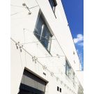 System podwójnego zadaszenia szklanego, 2-elementowy górny dla odciągu M10 mocujący szkło grubości 8-16 mm