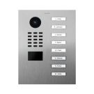 Wideodomofon IP Doorbird D2108V - 8 lokali/ przycisków, stal nierdzewna 2VA, szczotkowana, komunikacja dwukierunkowa
