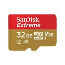 Karta pamięci SanDisk Extreme microSDHC 32GB 100/60 MB/s V30 A1 U3 4K do kamer (SDSQXAF-032G-GN6MA)